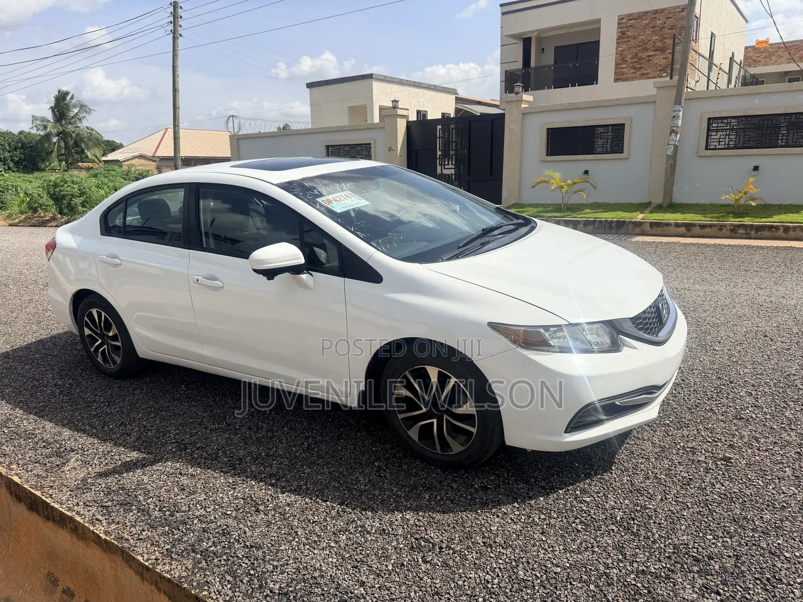 Honda Civic EX-L w/Navigation 4dr Sedan (1.8L 4cyl CVT) 2015 White