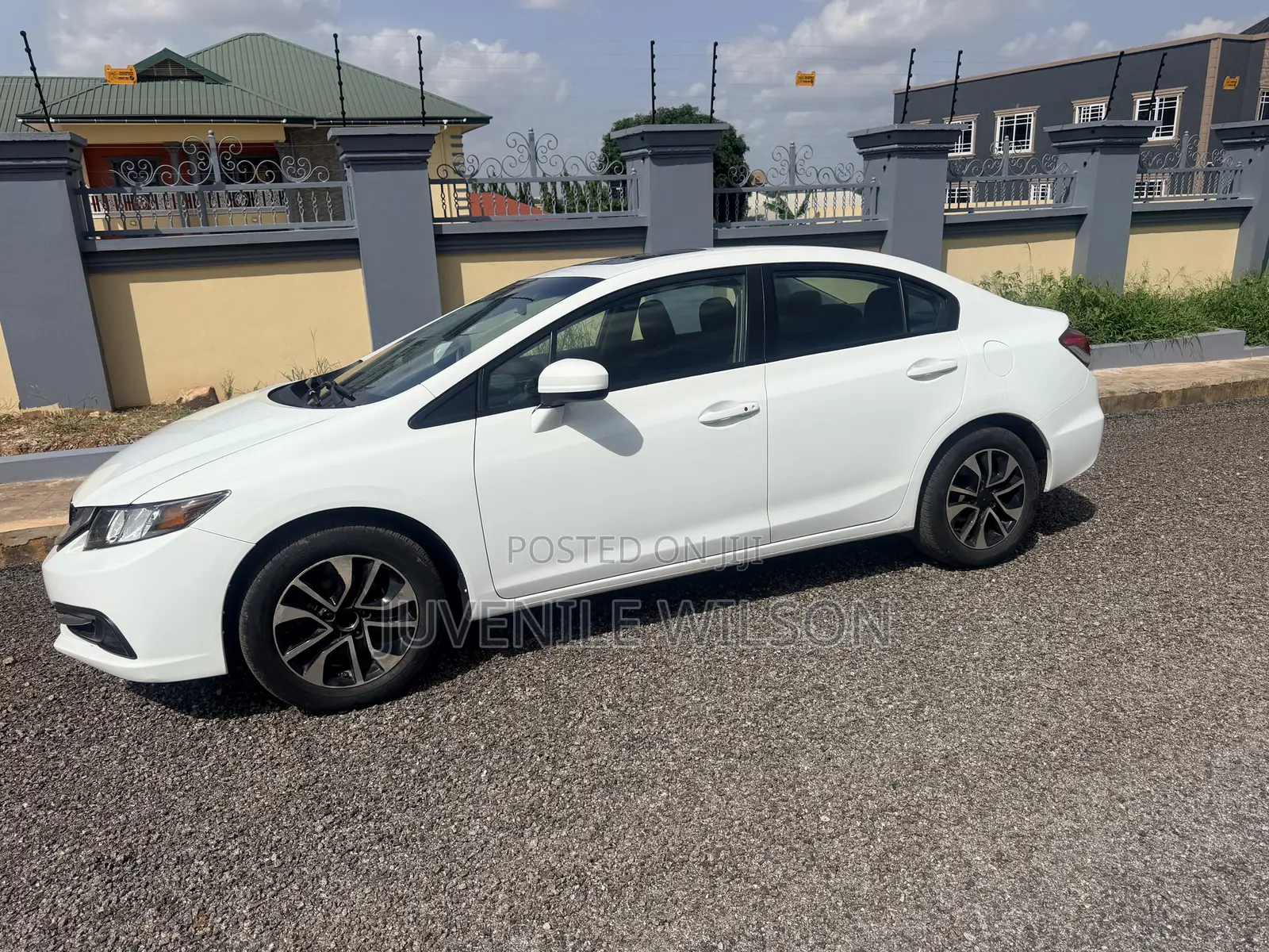Honda Civic EX-L w/Navigation 4dr Sedan (1.8L 4cyl CVT) 2015 White