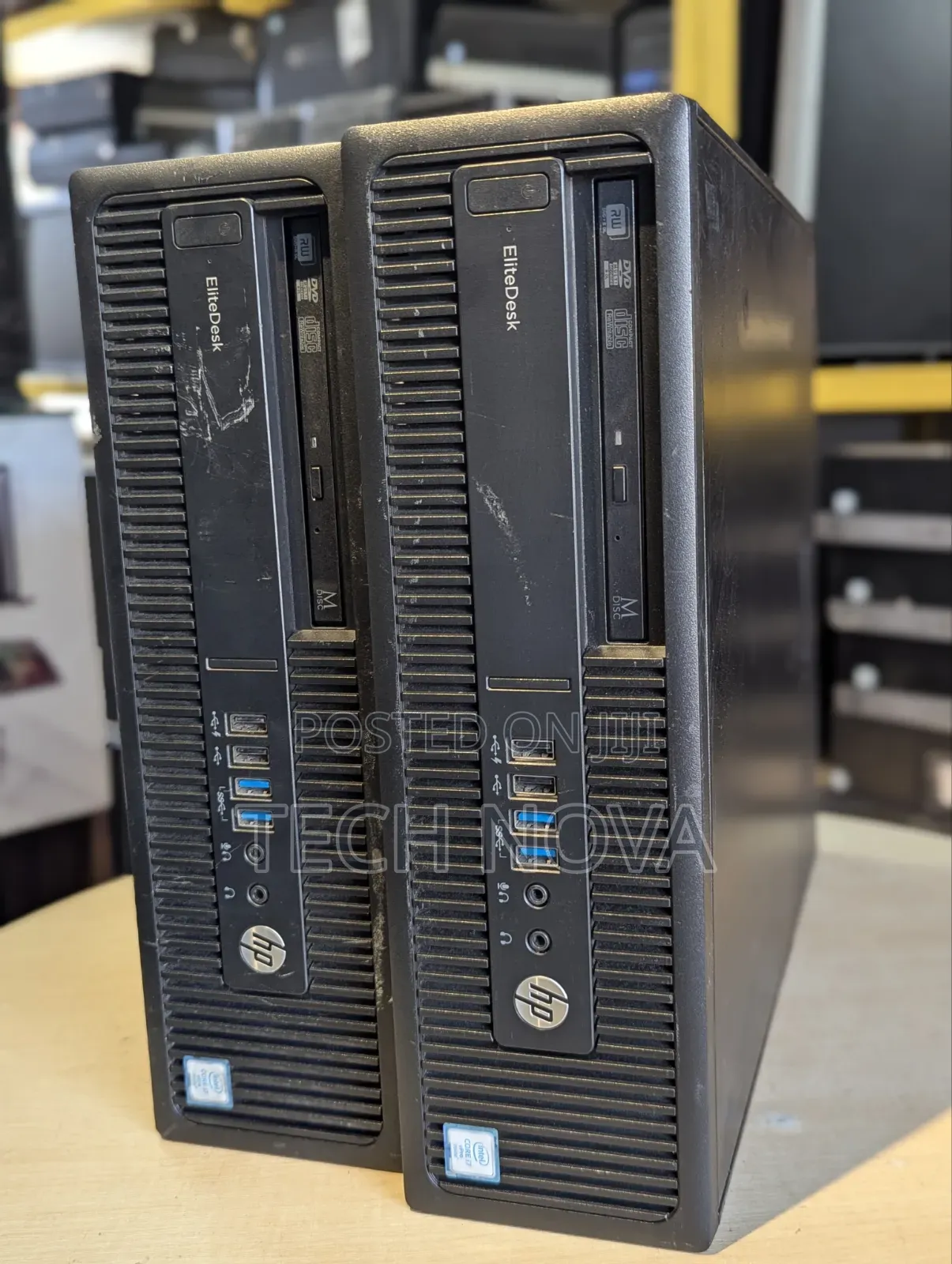 Desktop Computer HP EliteDesk 800 G3 8GB Intel Core i7 SSD 256GB