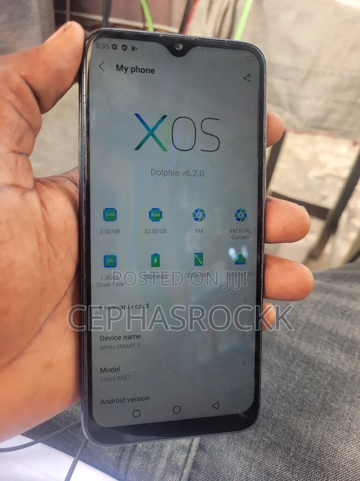 Infinix Smart 5 (X657) 32 GB Blue