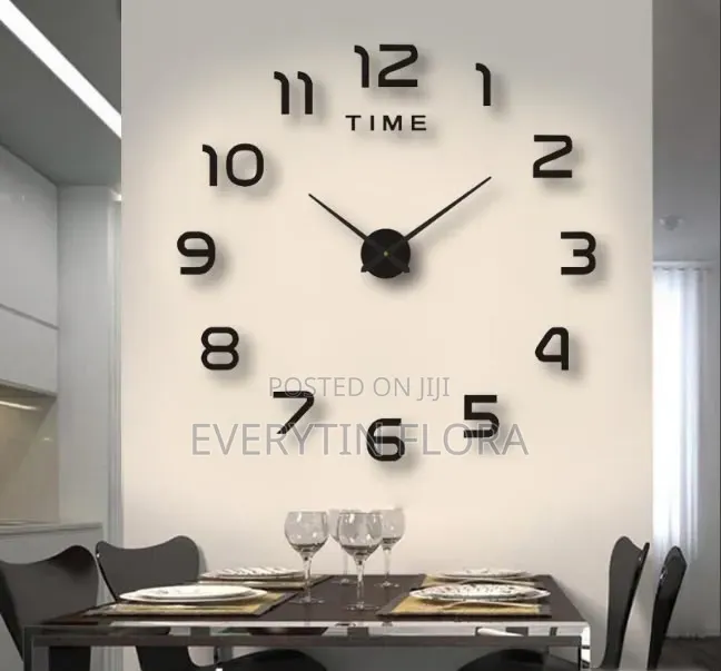 Frameless Diy Wall Clock