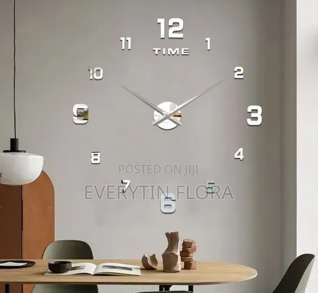 Frameless Diy Wall Clock