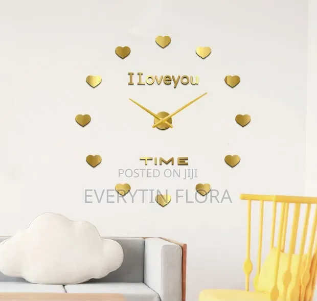 Frameless Diy Wall Clock