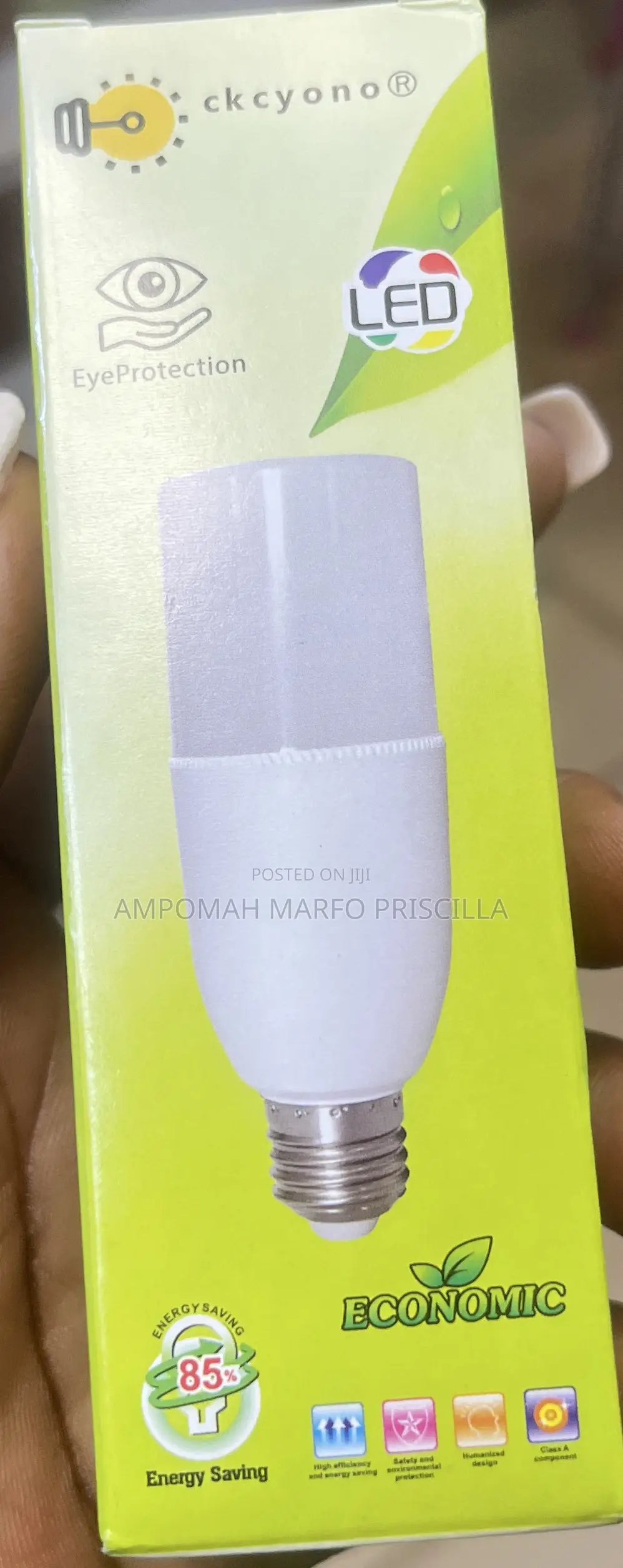 10w White Screw Bulb