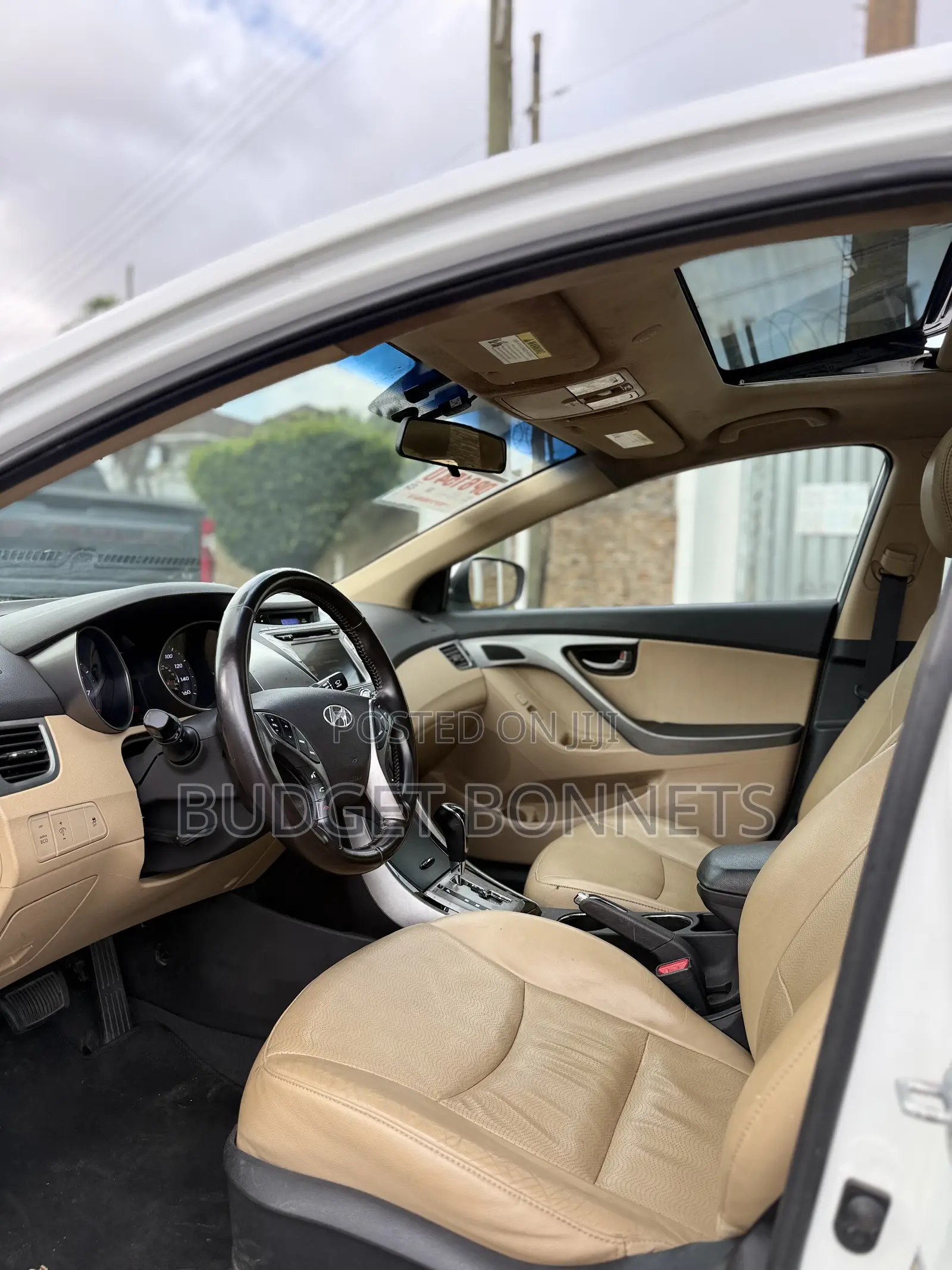 Hyundai Elantra Limited 4dr Sedan (1.8L 4cyl 6A) 2014 White