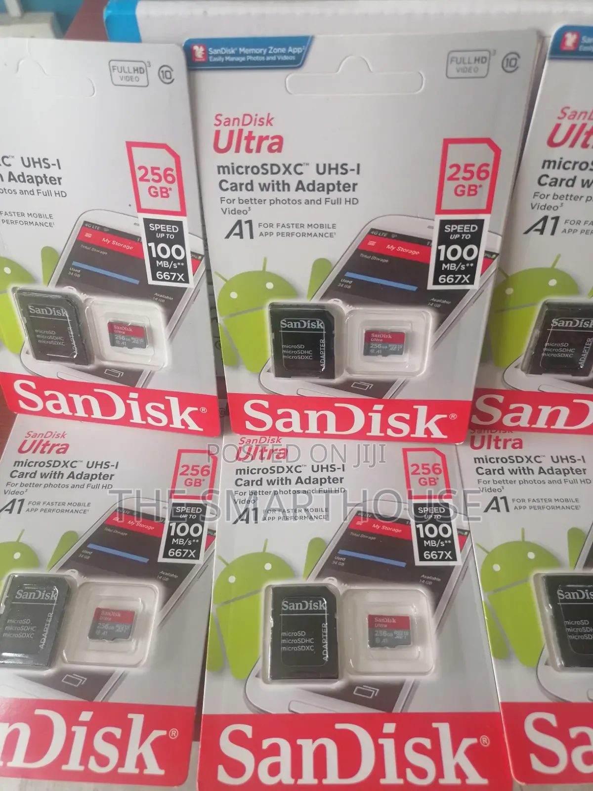 Sandisk Ultra 256gb Microsdxc Memory Card With Adapter
