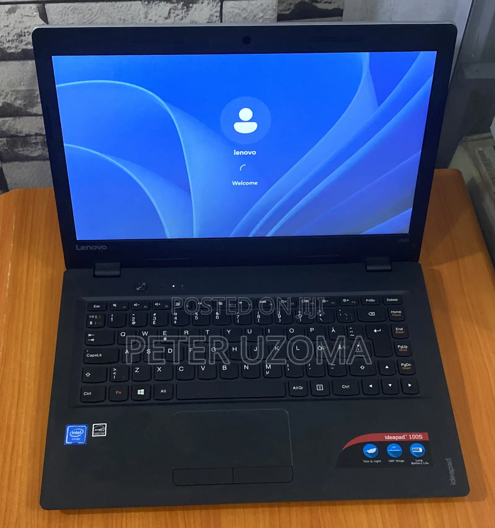 Laptop Lenovo IdeaPad 100 2GB Intel SSD 256GB