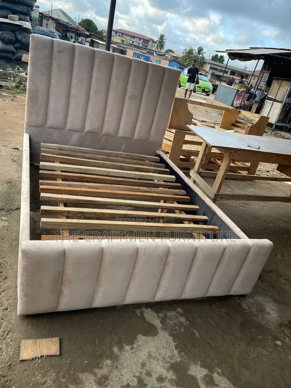 Foreign Luxury Bed Frame Double