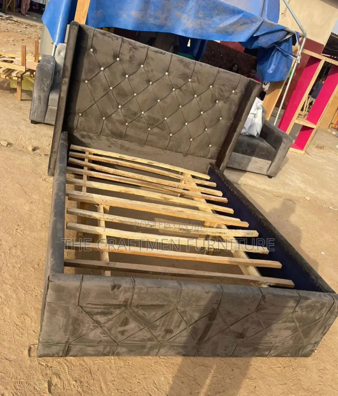 Foreign Luxury Bed Frame Double