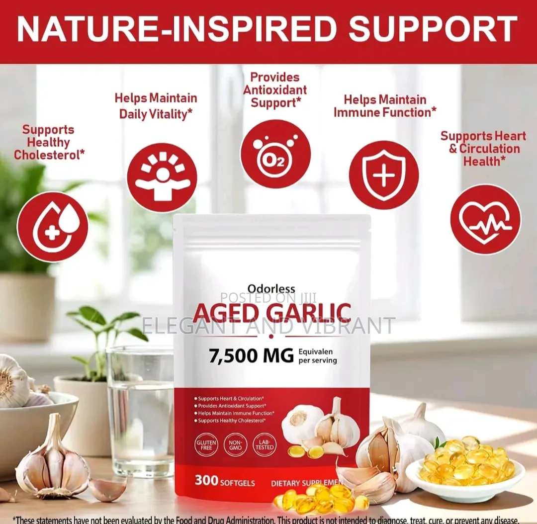 Aged Garlic 7500mg Per Servings, 300 Softgels