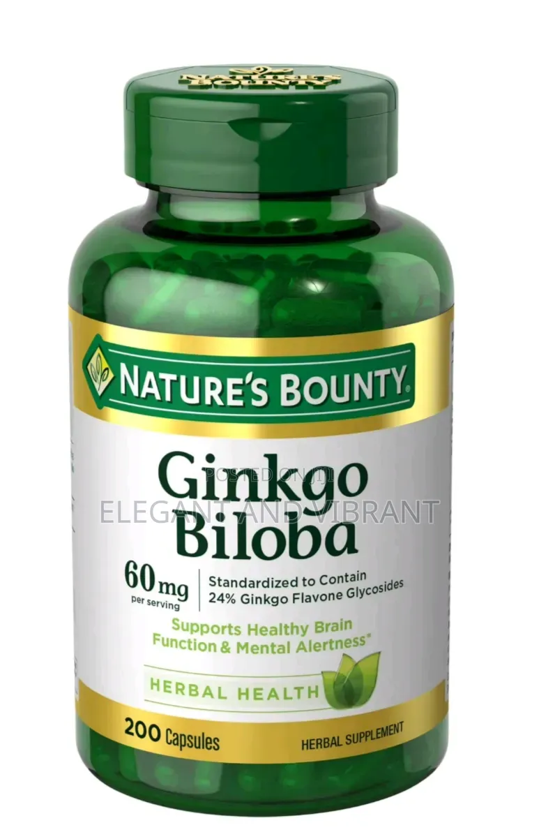 Ginkgo Biloba 60 Mg 200 Capsules