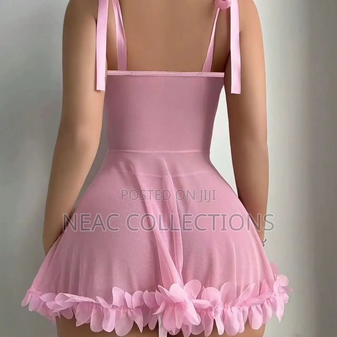 Women’S Flower Edge Comfortable Sleepwear/Night Gown