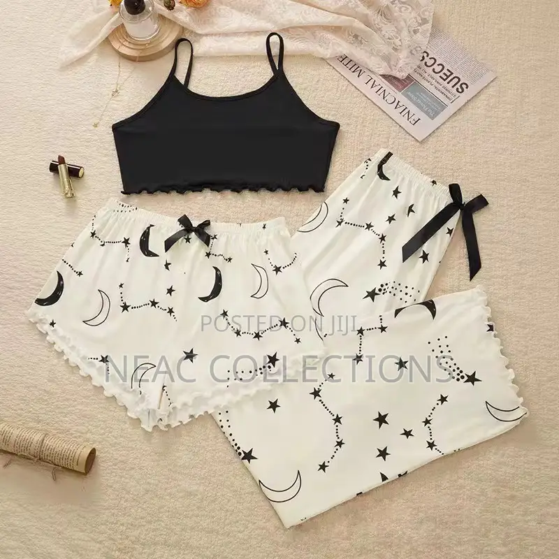 Three Piece Set Women’S Nightwear