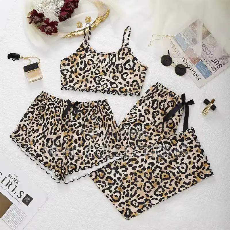 Three Piece Set Women’S Nightwear