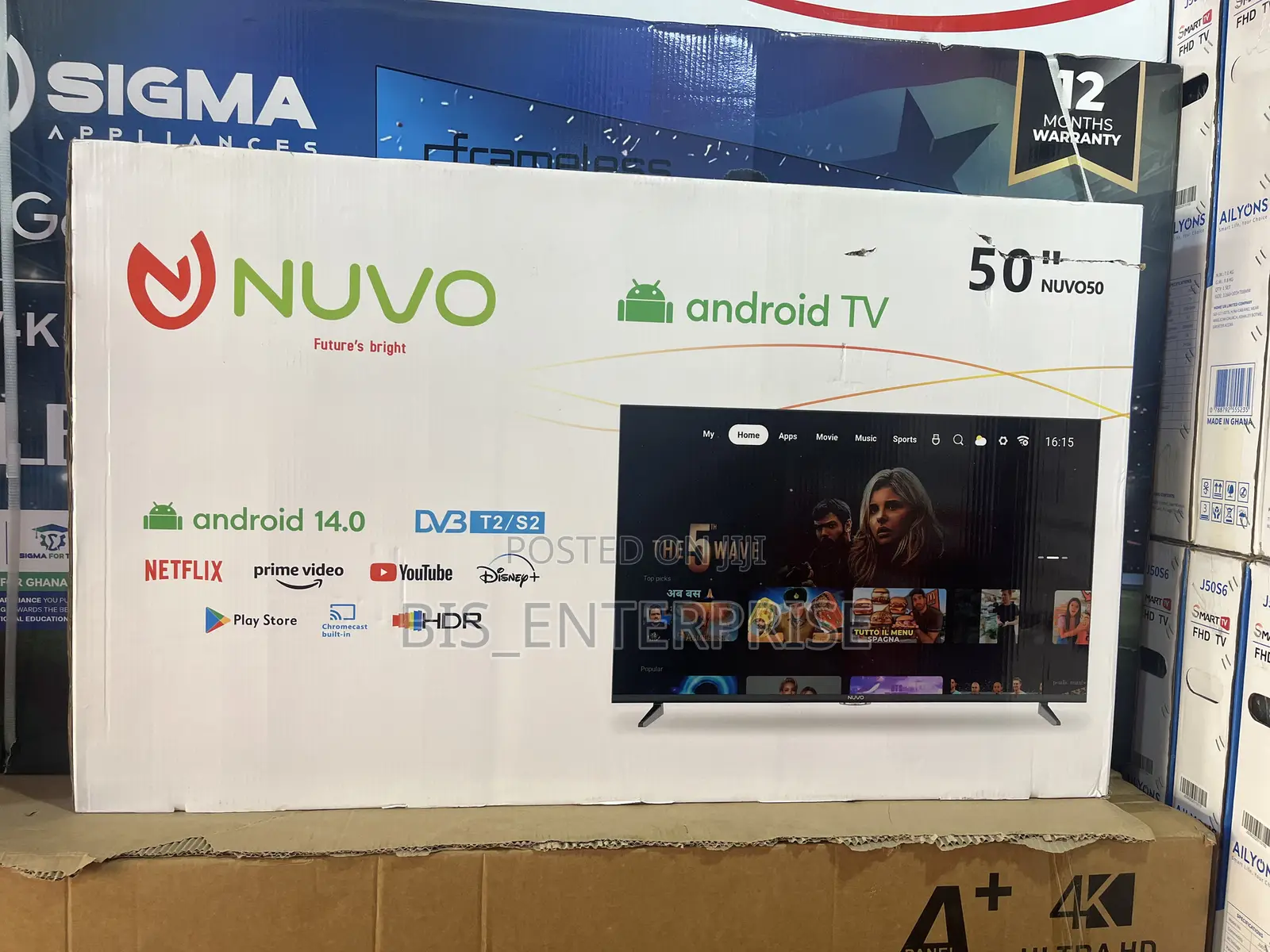 Nuvo 50” Android Tv