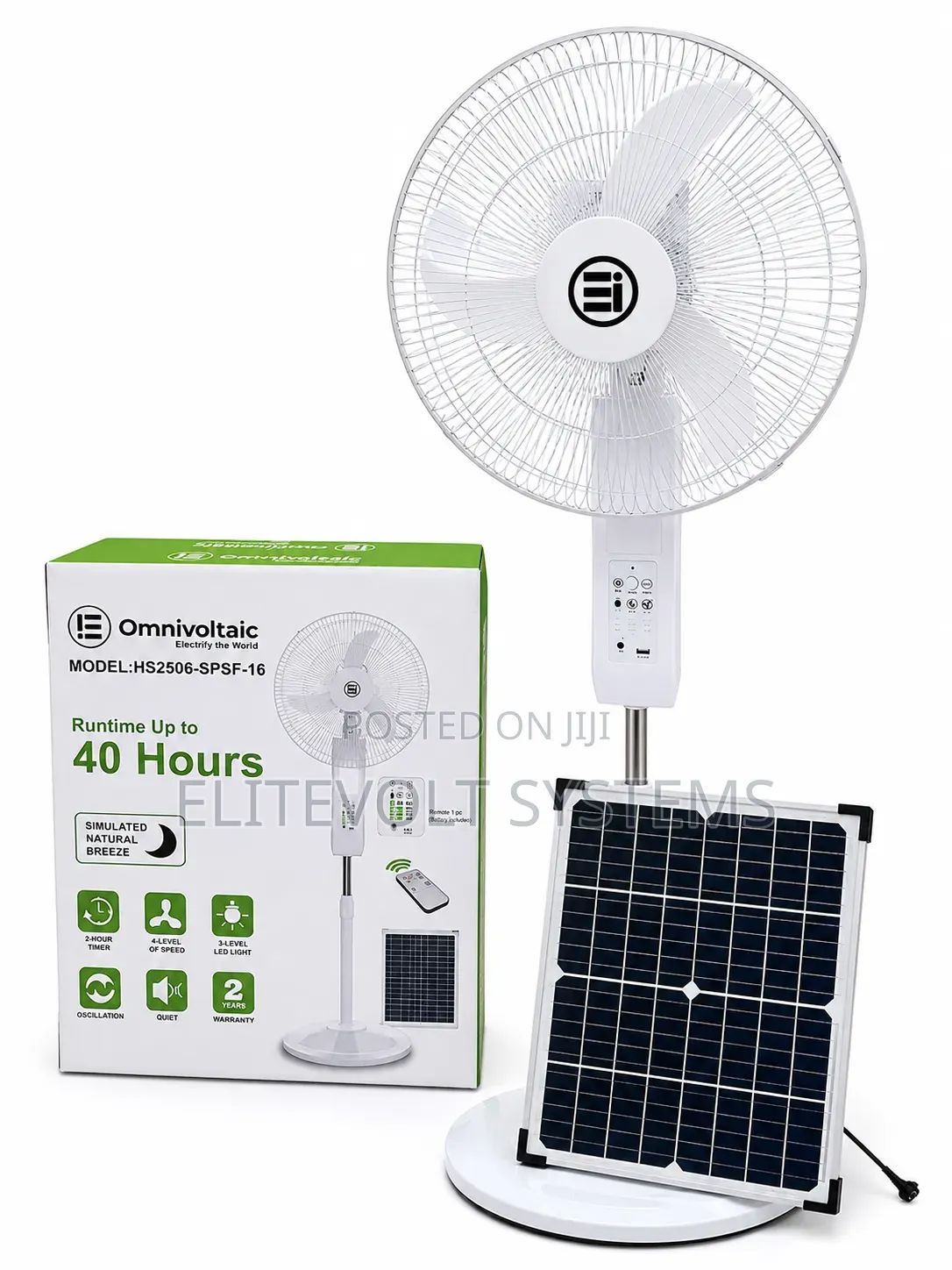 Solar Stand Fan
