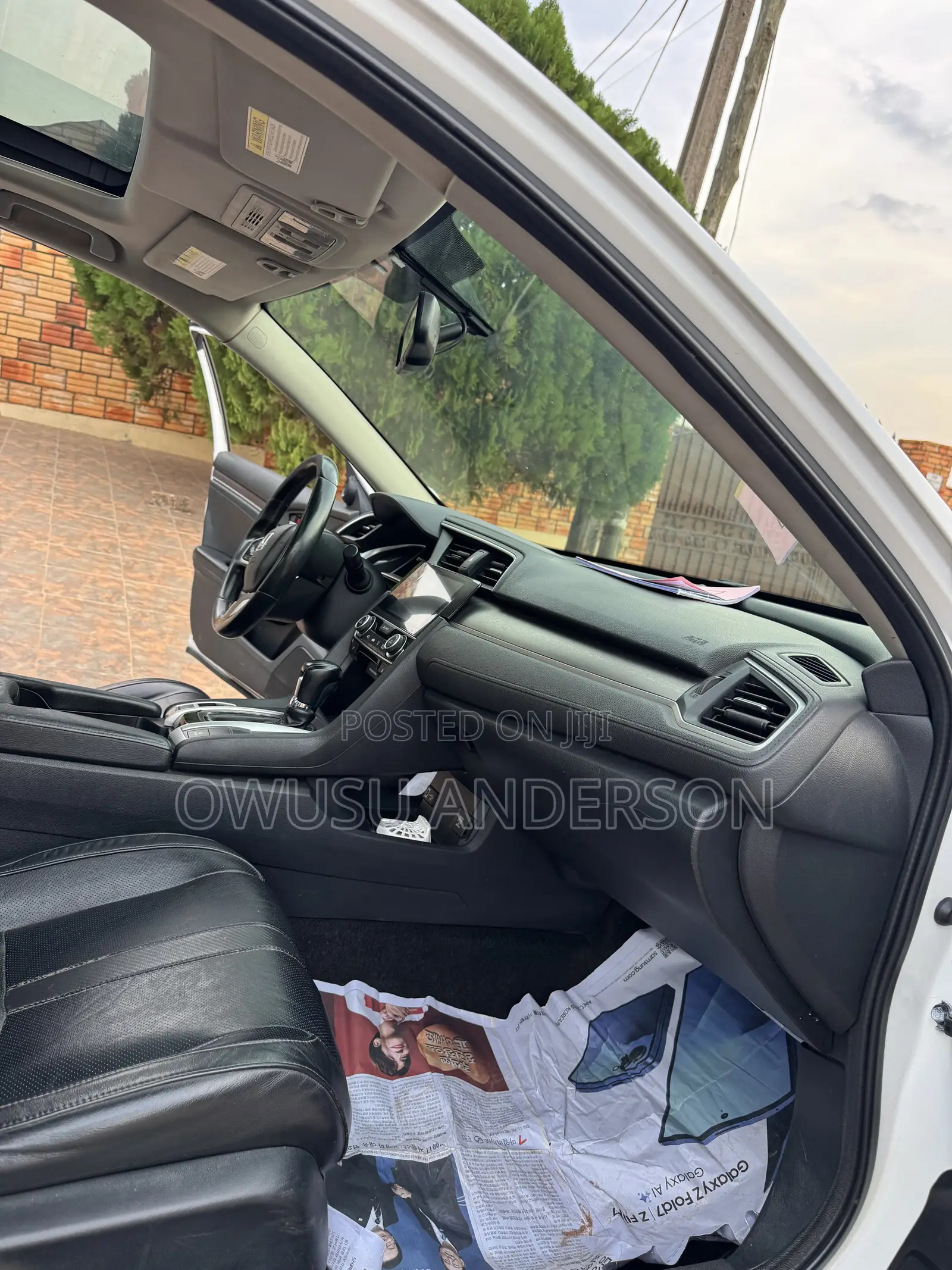 Honda Civic EX-L 4dr Sedan (1.5L 4cyl) 2017 White