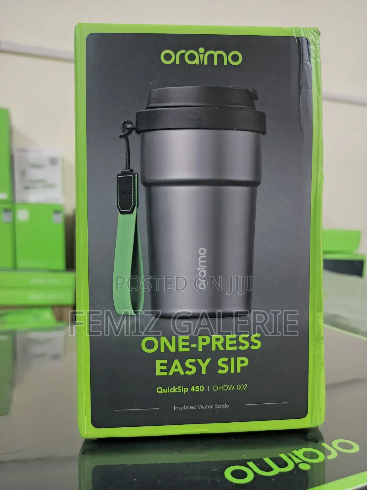 Oraimo Quicksip 450 Temperature-Lock Leakproof Insulated Water Bottle