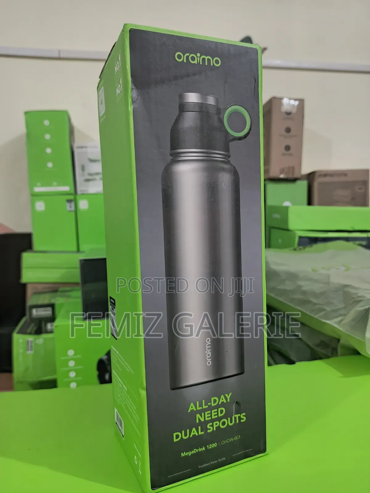 Oraimo Megadrink 1200 Leakproof Portable 1.2l Insulated Water Bottle