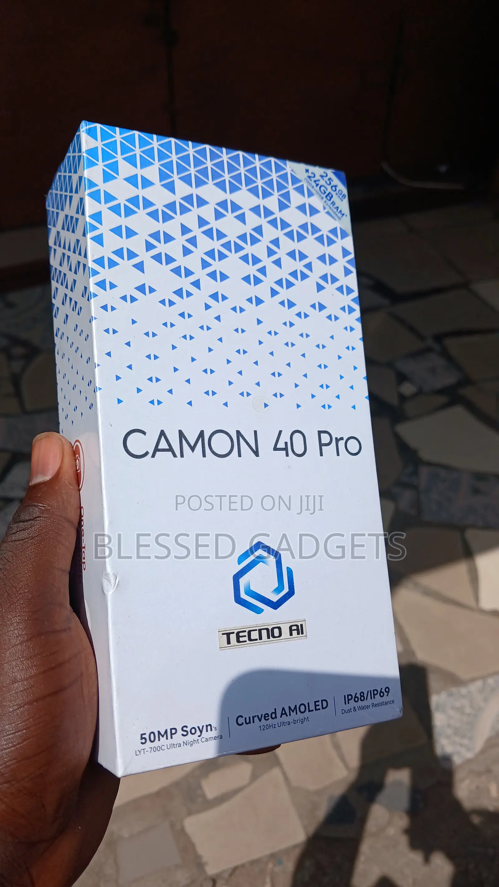 New Tecno Camon 40 Pro 5G 256 GB Black