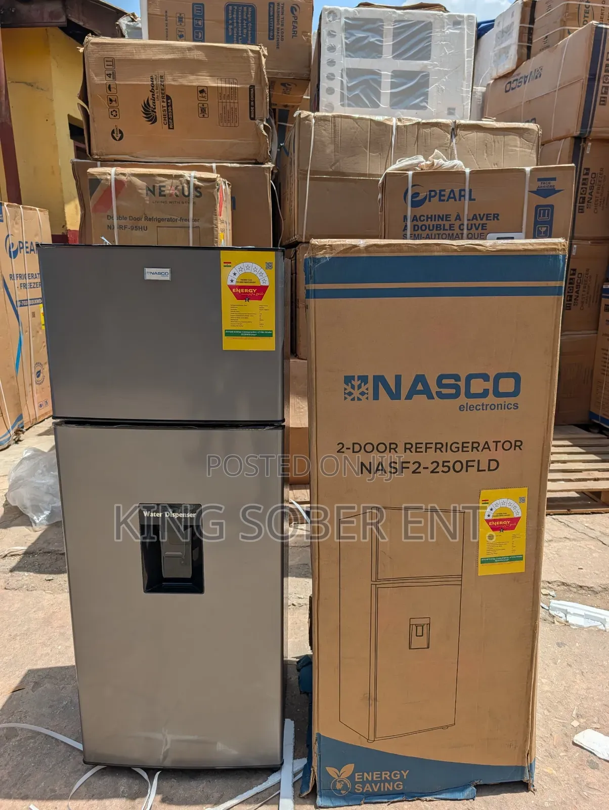 Nasco Nasf2-250fld Refrigerator 
210l With Dispenser
Ghc3300.