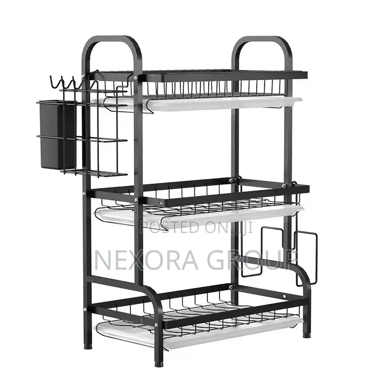 Premium Dish Rack 3 Layer Plate Bowl Storage