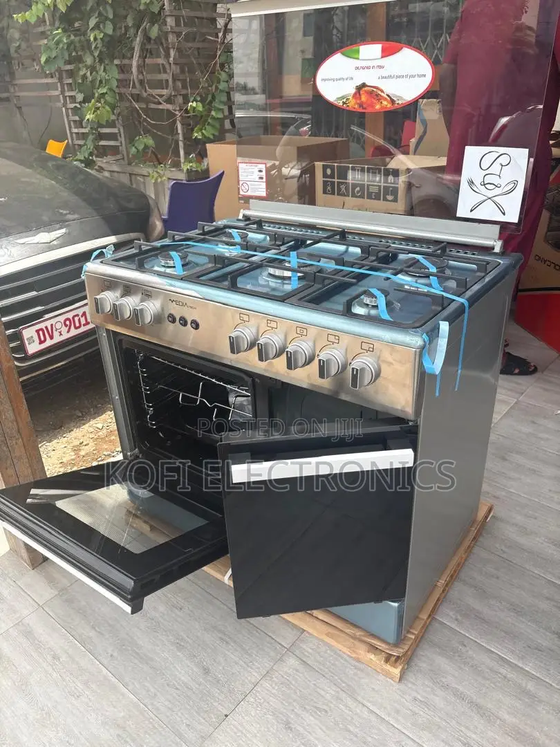 Mediatech 60x90 Gas Cooker With Oven Built for Everyday Cooking