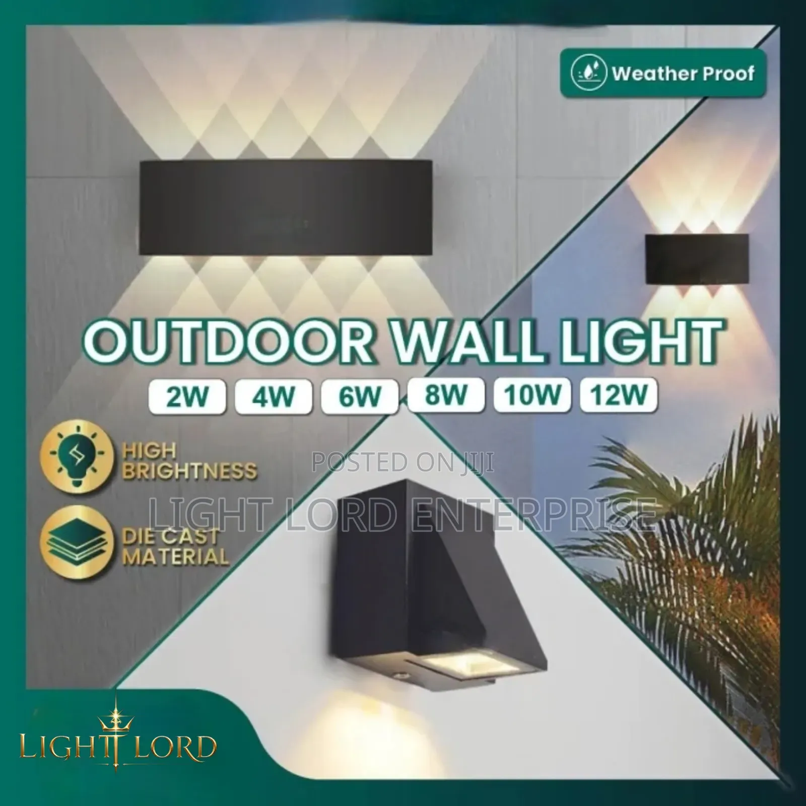 Light Lord Outdoor Wall Light