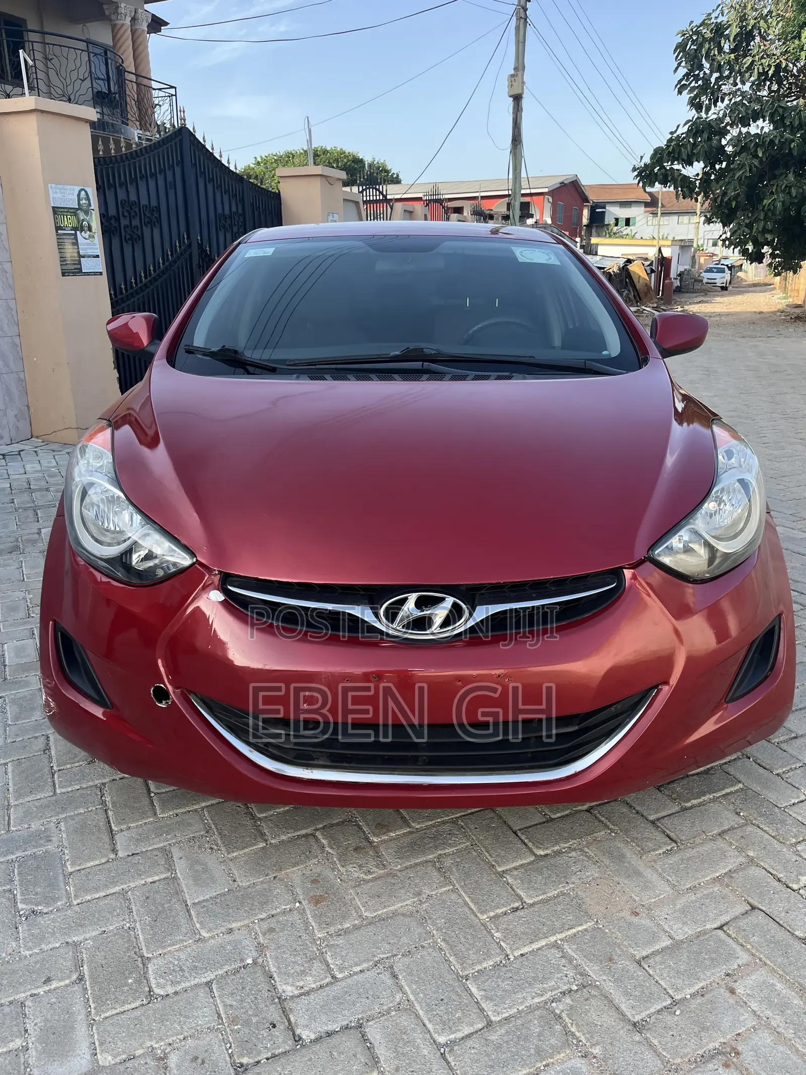 Hyundai Elantra Limited Sedan FWD (1.8L 4cyl 6A) 2013 Red