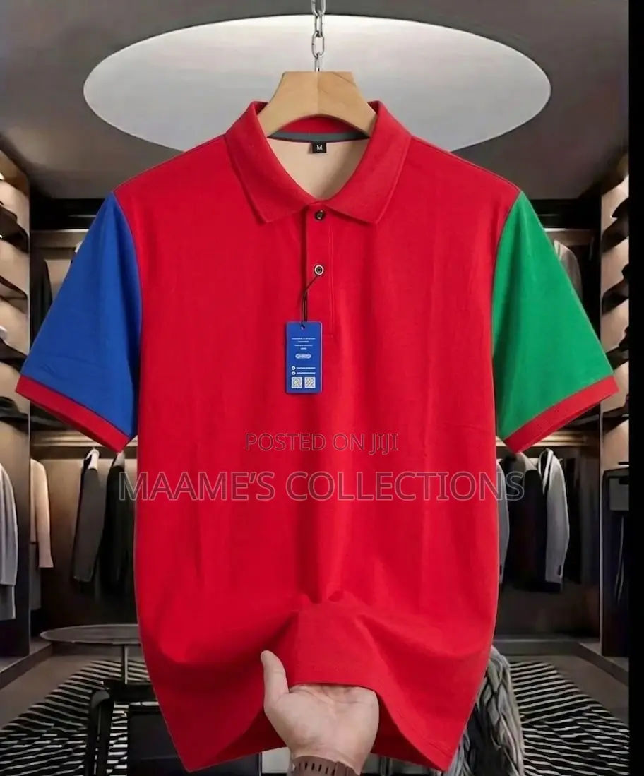 Men's Designed Striped Regular Fit Polo T-Shirt / Lacoste
