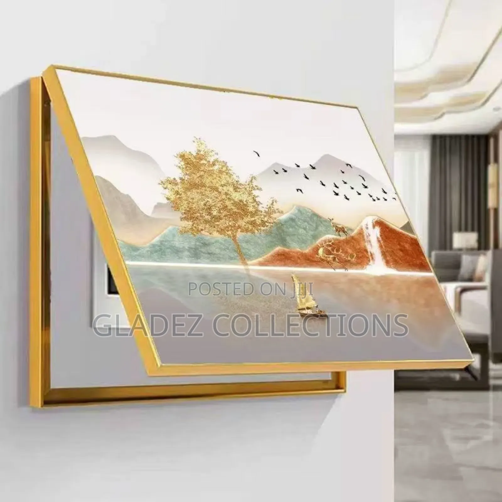 Luxury Crystal Wall Acrylic Painting