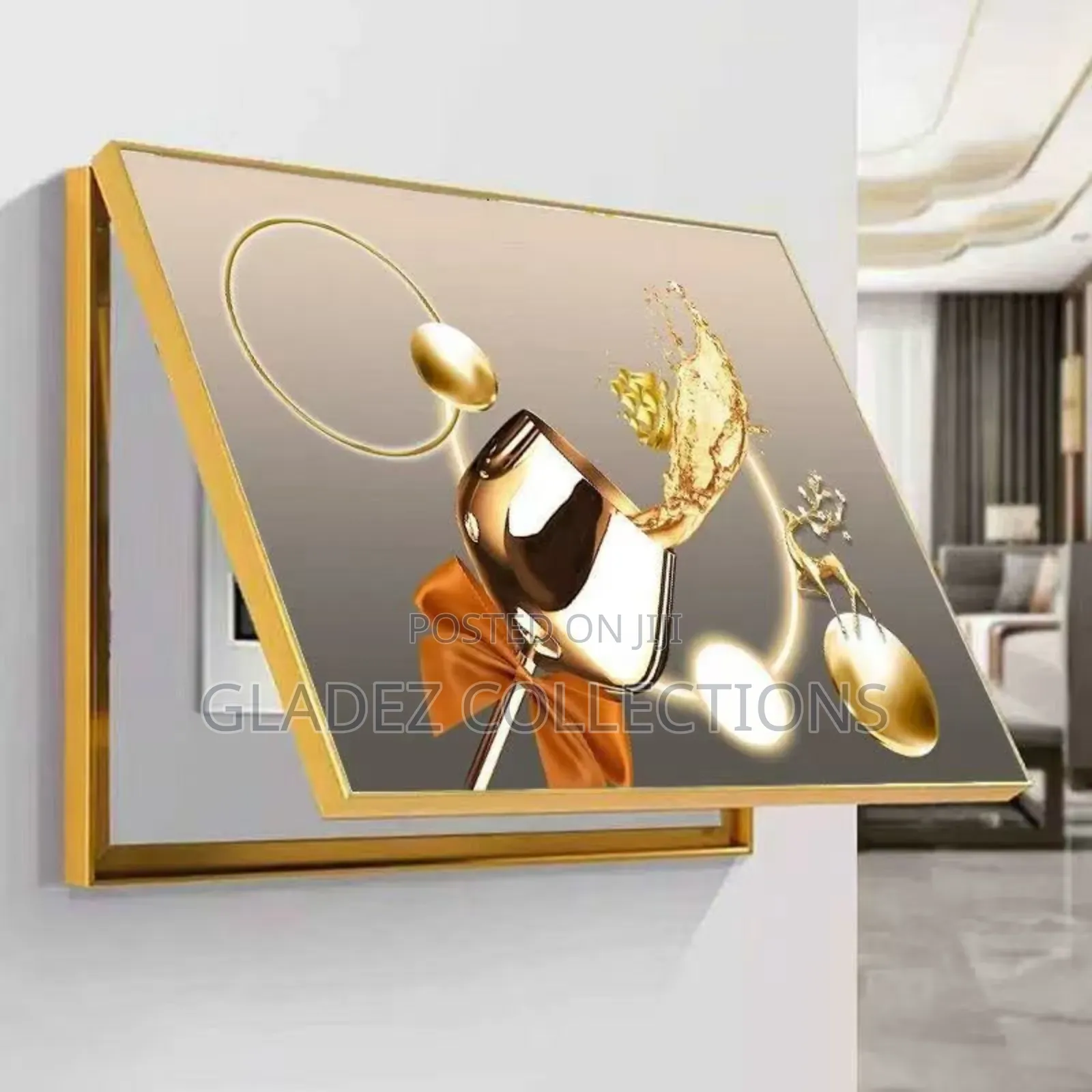 Luxury Crystal Wall Acrylic Painting