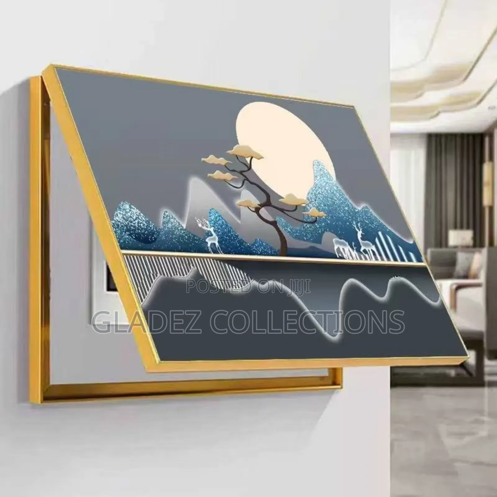 Luxury Crystal Wall Acrylic Painting