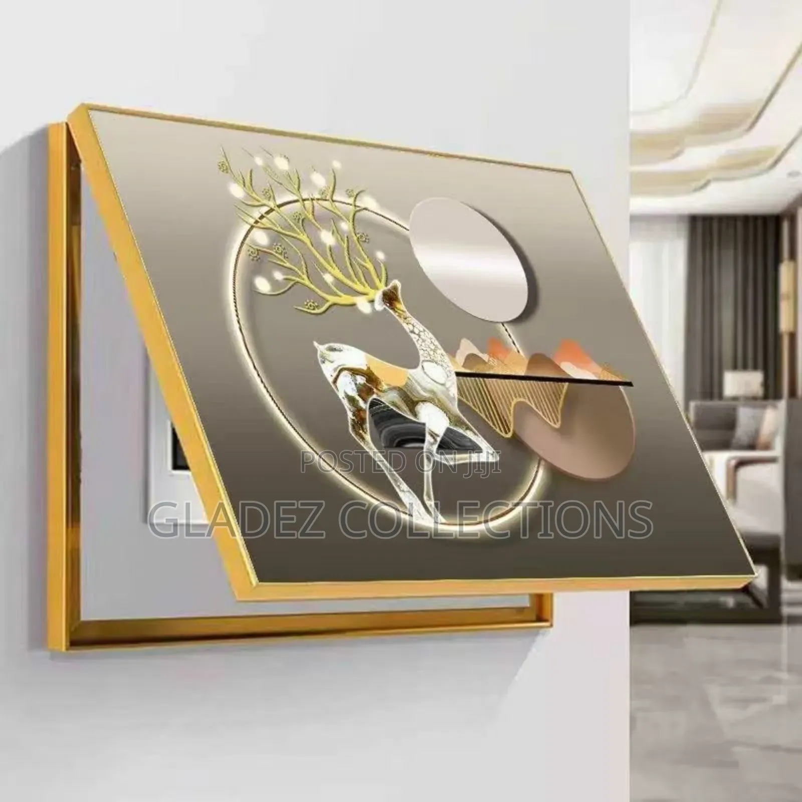 Luxury Crystal Wall Acrylic Painting