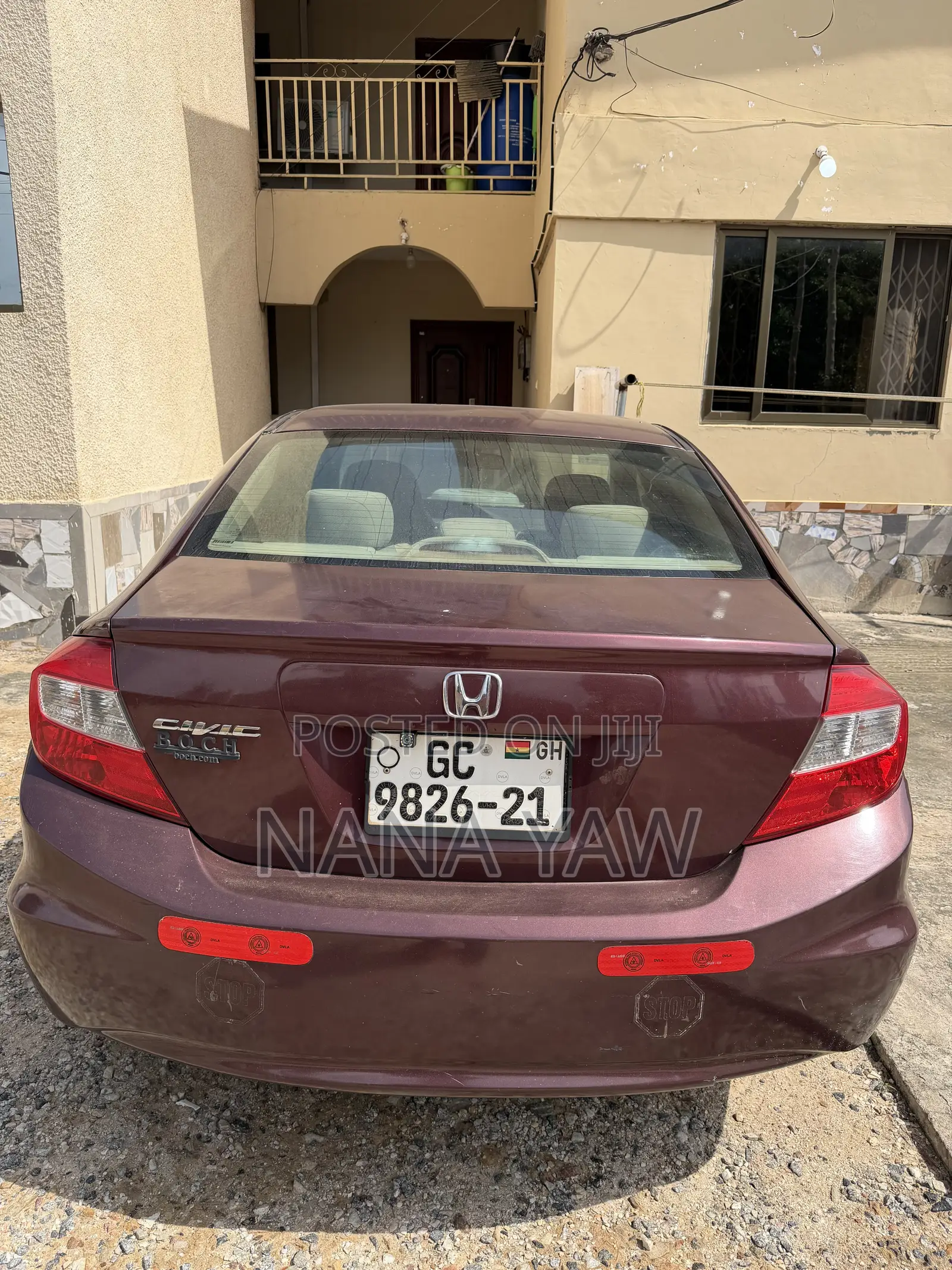 Honda Civic 2012 Burgundy