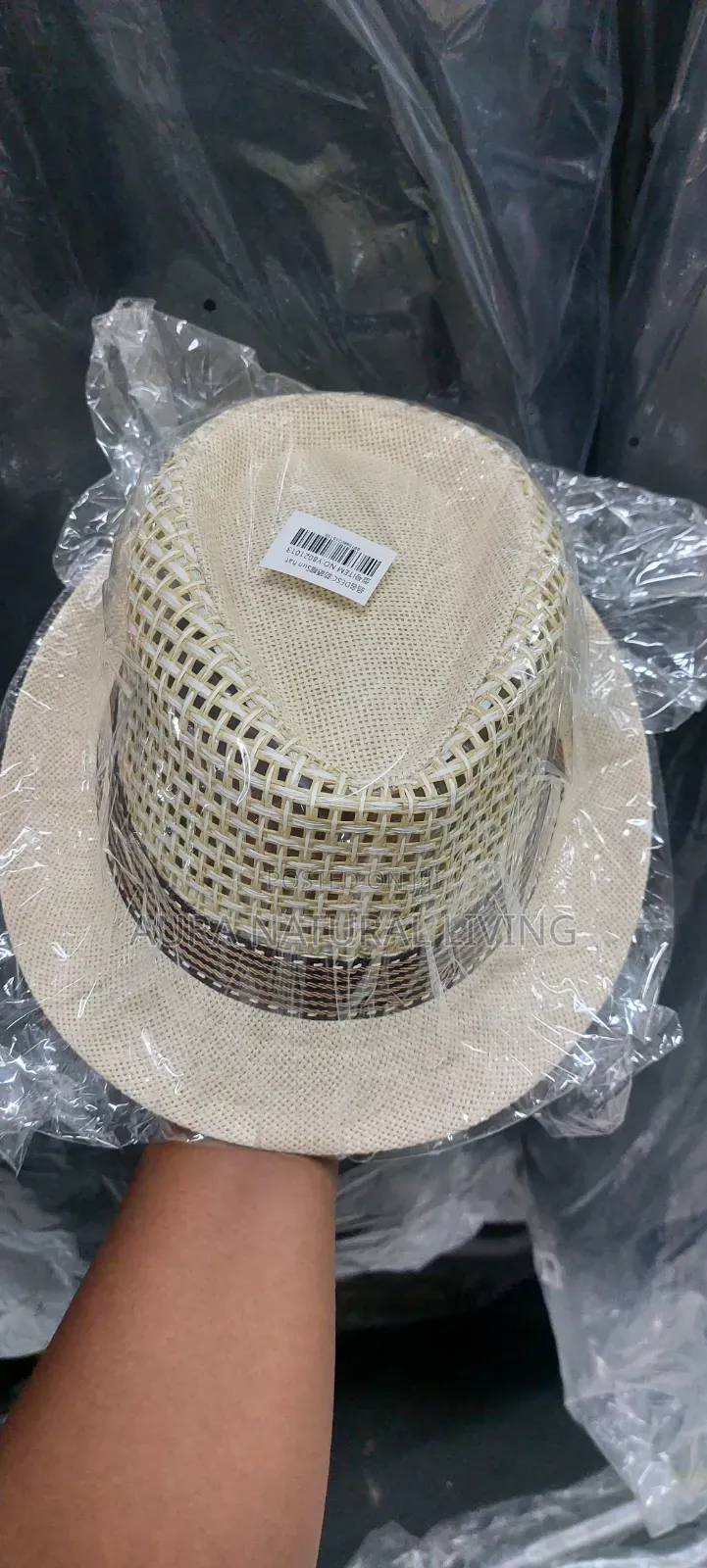Men Fedora Straw Cap