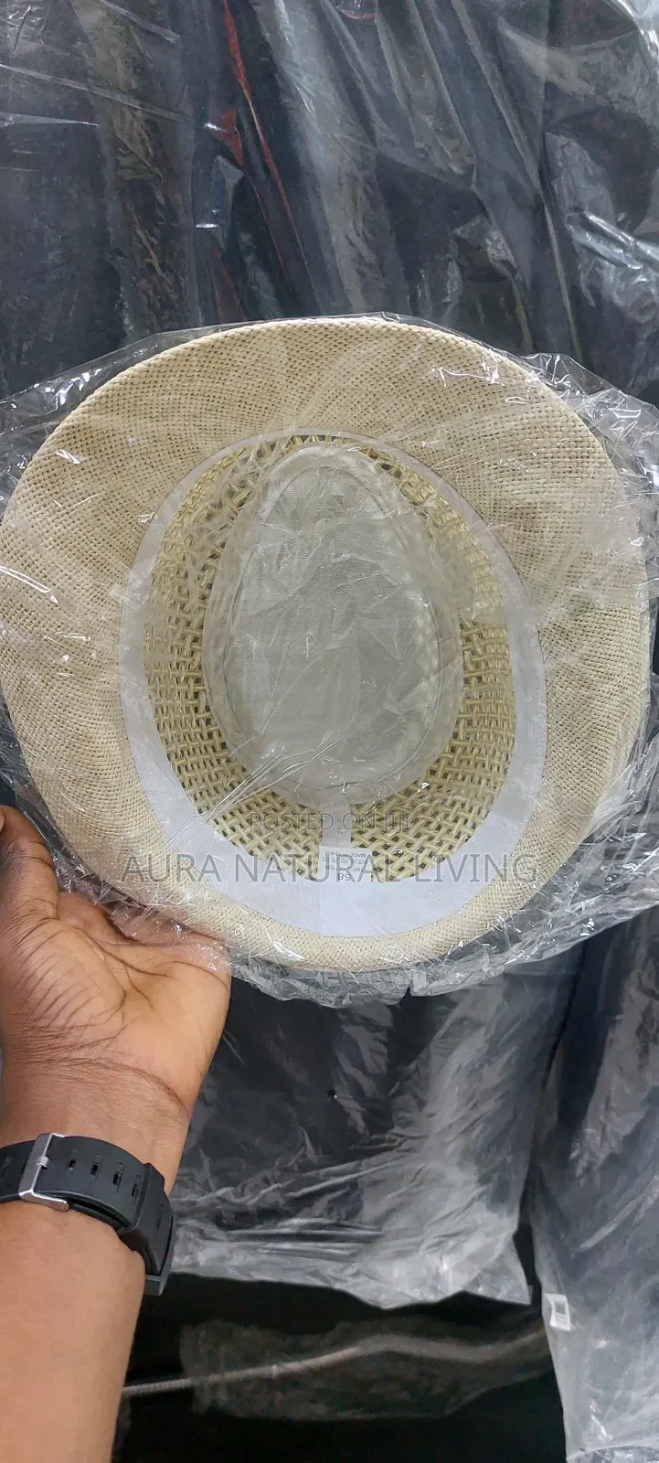 Men Fedora Straw Cap