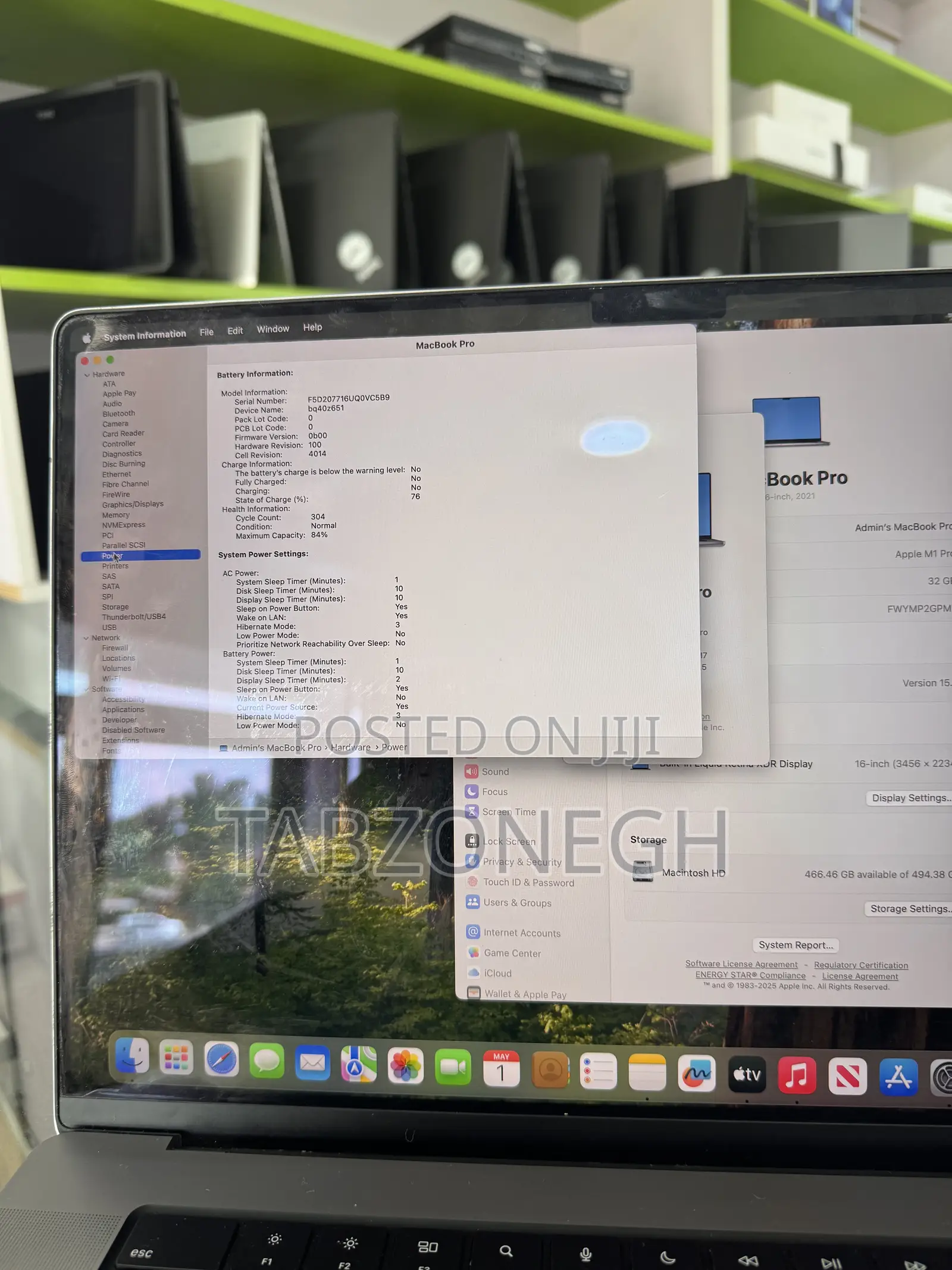 Laptop Apple MacBook Pro 2021 M1 32GB Apple M1 Pro SSD 512GB