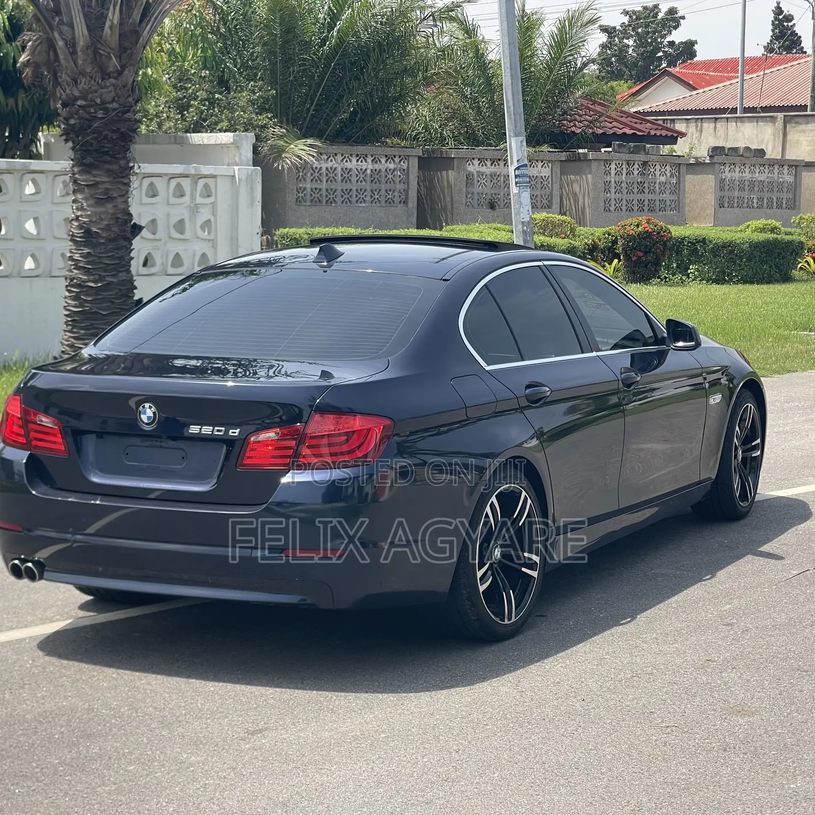 BMW 5 Series 520d 2013 Blue