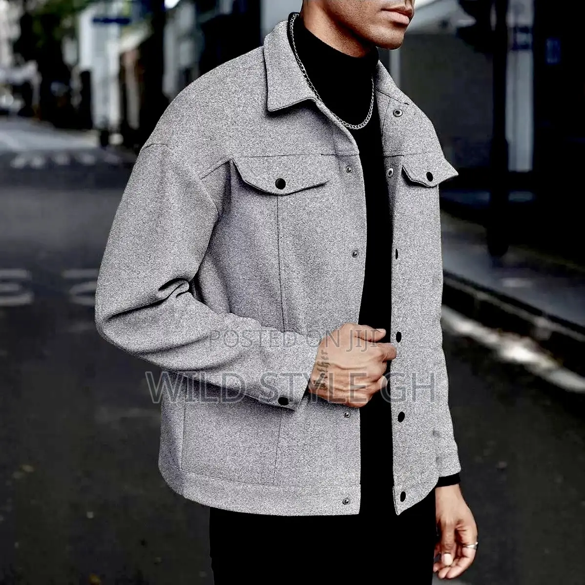 Casual Woolen Jacket