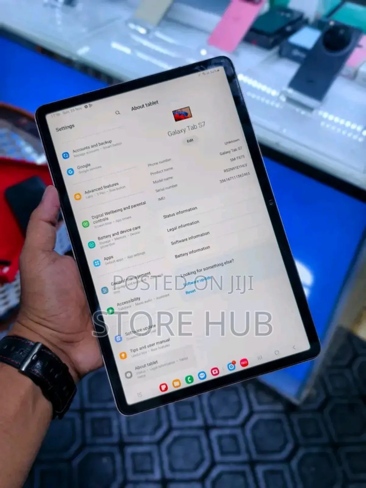 New Samsung Galaxy Tab S7 256 GB Gray