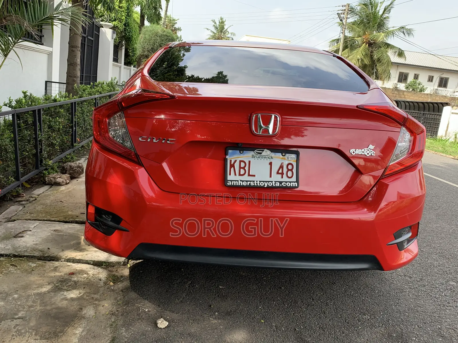 Honda Civic 2018 Red