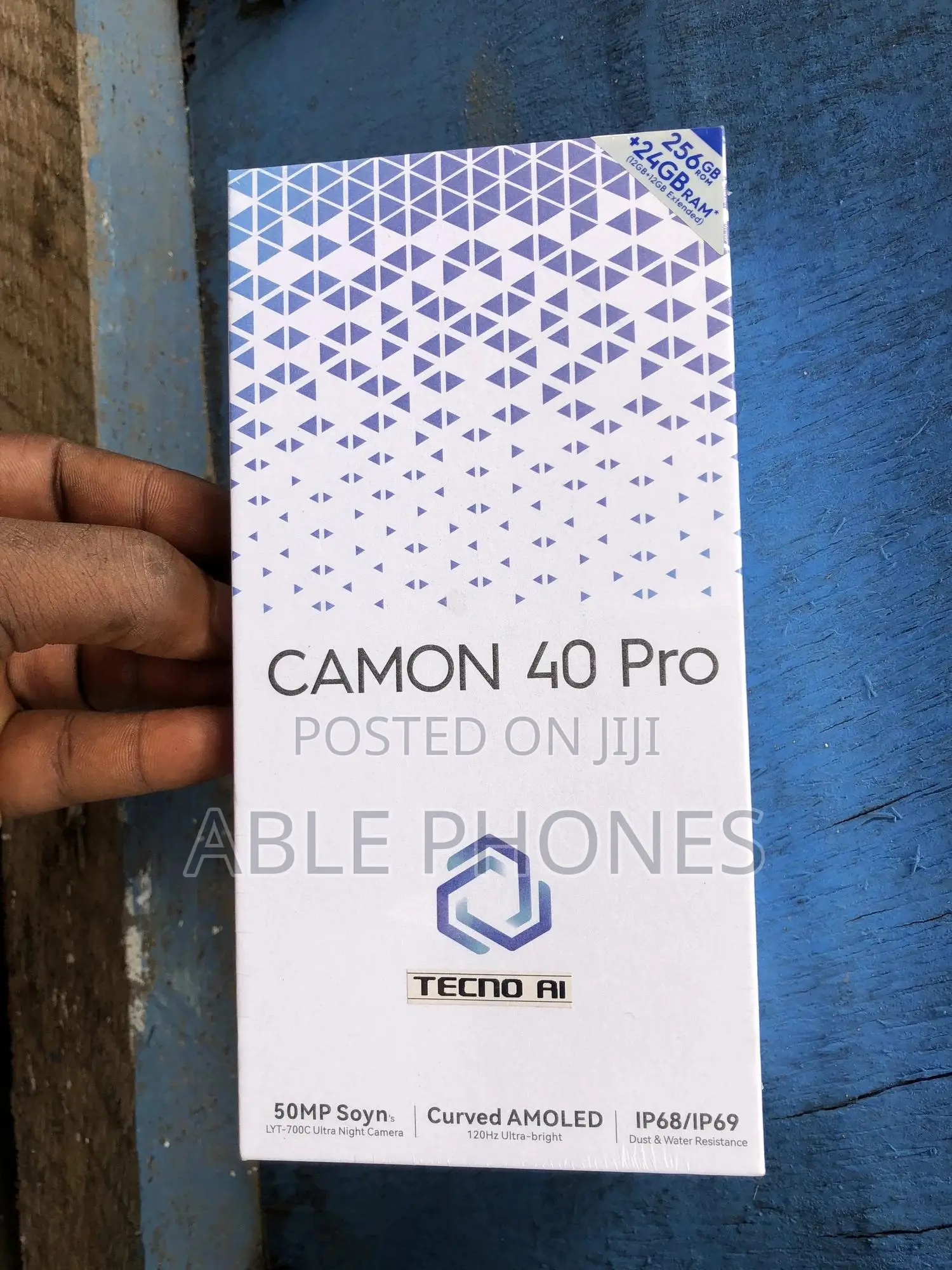 New Tecno Camon 40 Pro 5G 256 GB Black