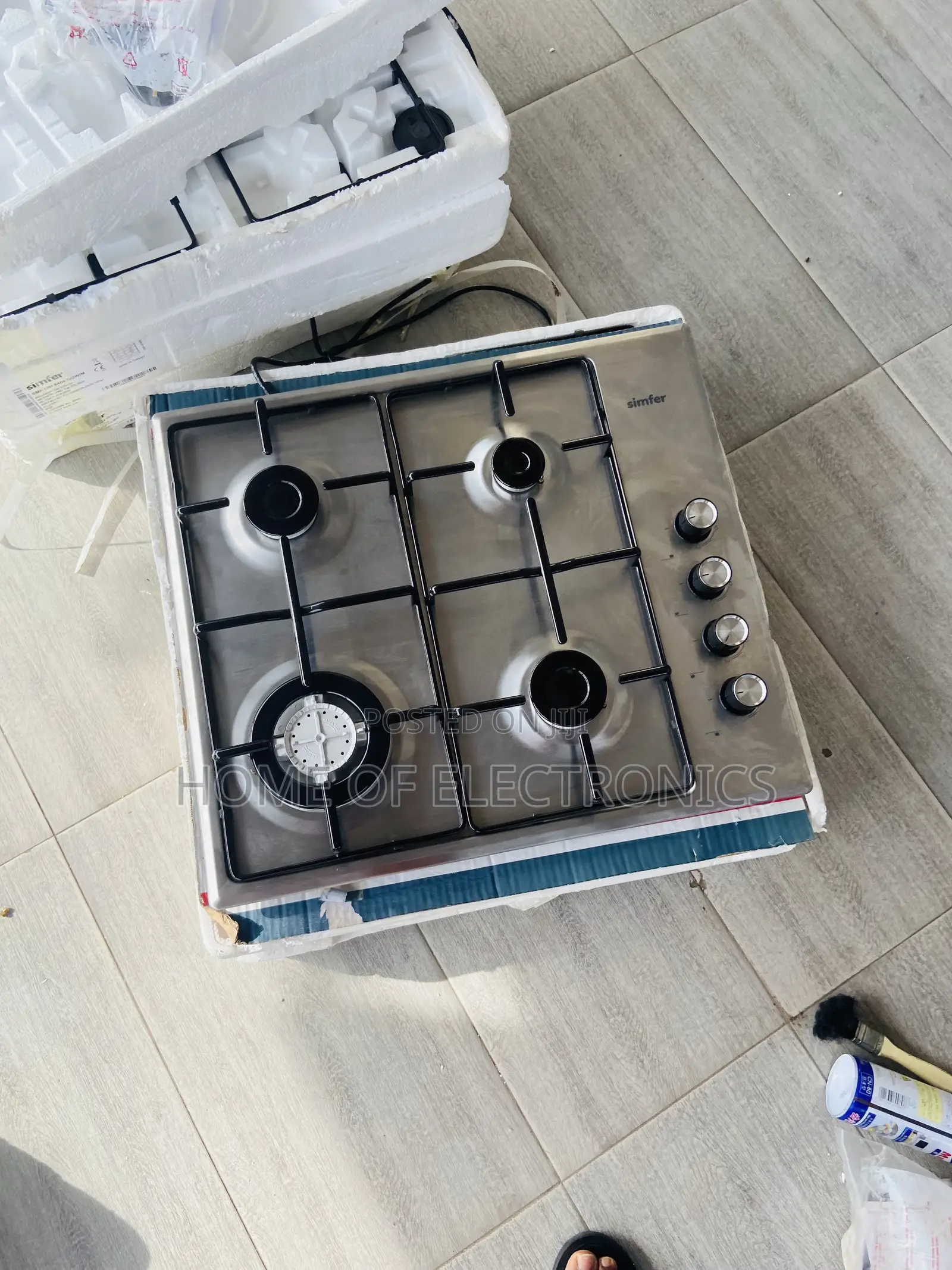 Call for Simfer 4 Burner All Gas in-Built Hub