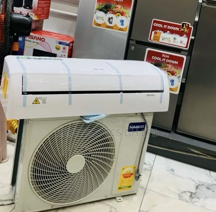 Secure New Nasco 2.5hp Split Ac R410 Gas [Nas -K24blanc-R410]