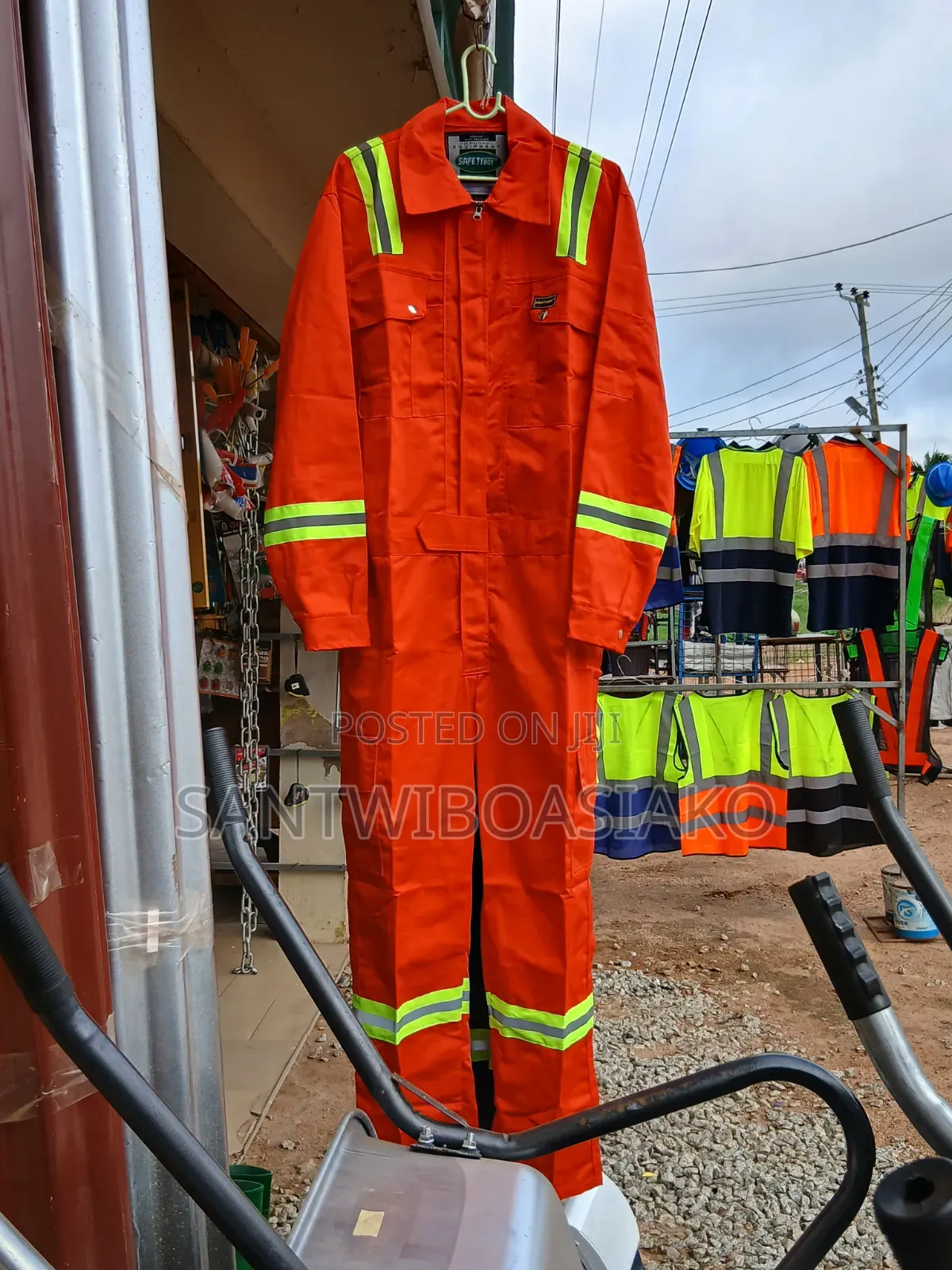 Reflective Safety Overall And Work Clothing