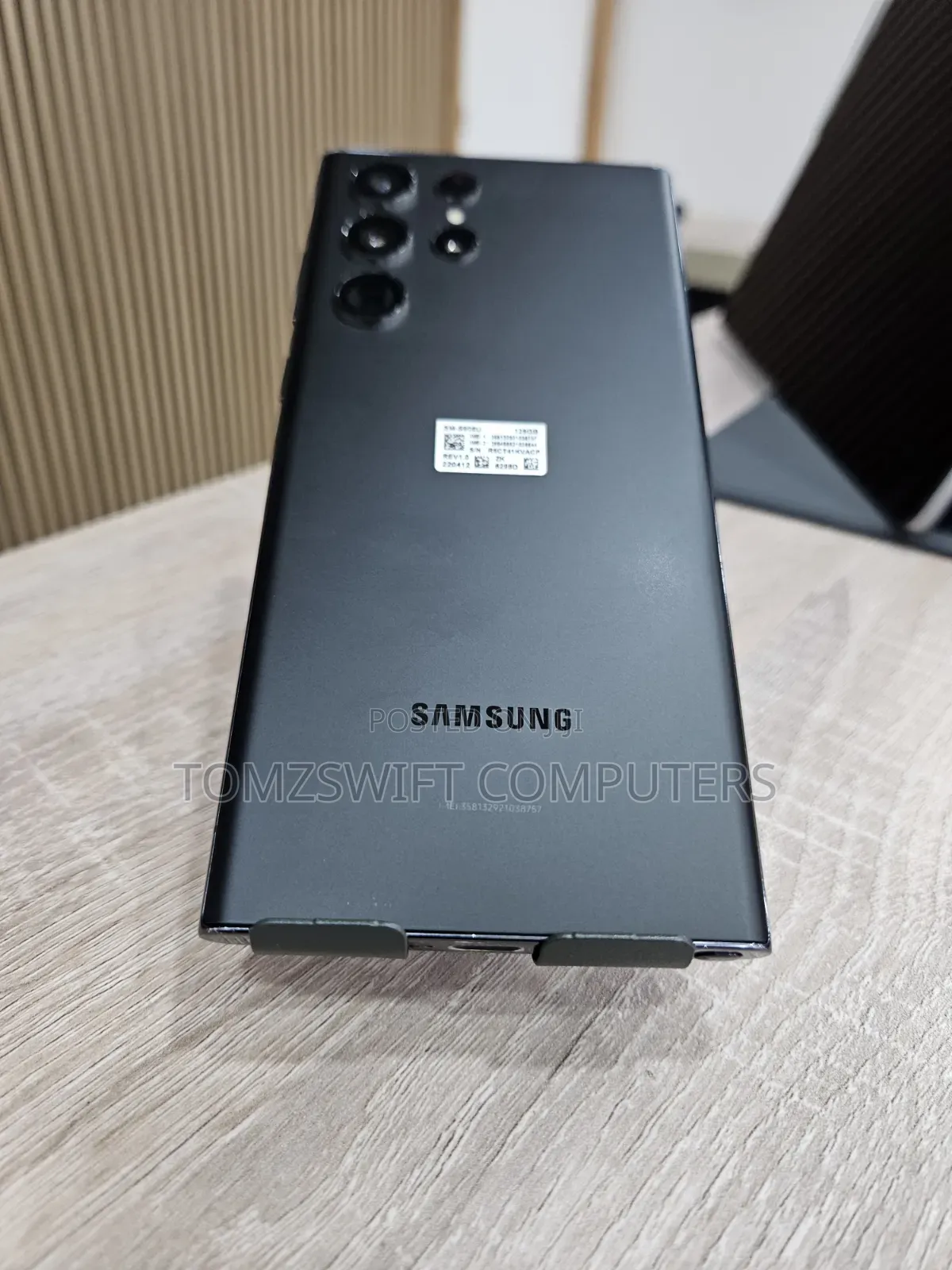 Samsung Galaxy S22 Ultra 128 GB Black