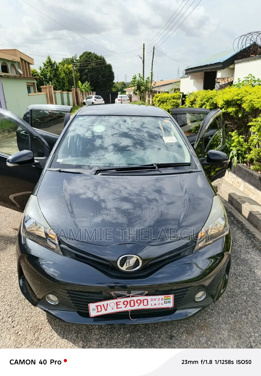 Toyota Vitz 1.3 FWD 3dr 2014 Black