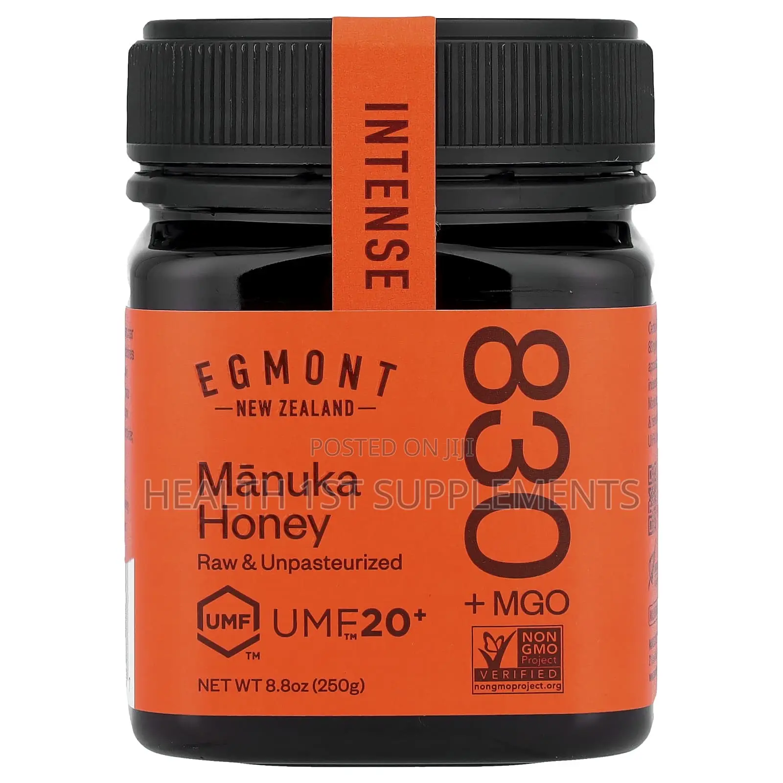 Egmont, Manuka Honey, Medical Grade, Umf 20+, Mgo 830+, 250g
