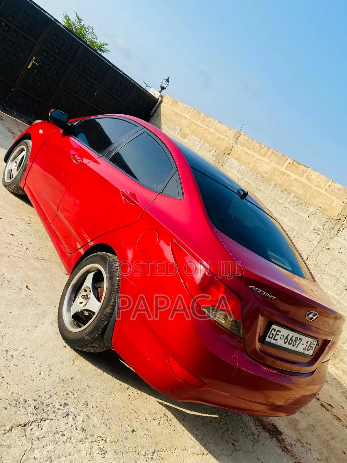 Hyundai Accent GS Automatic 2012 Red